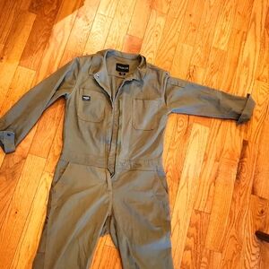 Wildfang olive green coveralls M